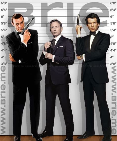 how tall pierce brosnan|how tall was sean connery.